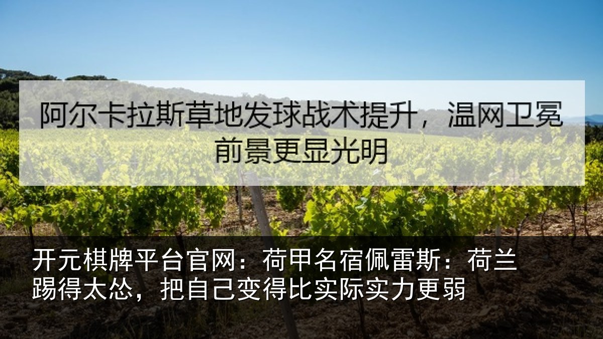 开元棋牌平台官网:荷甲相关情况得太相关情况际实力更弱
